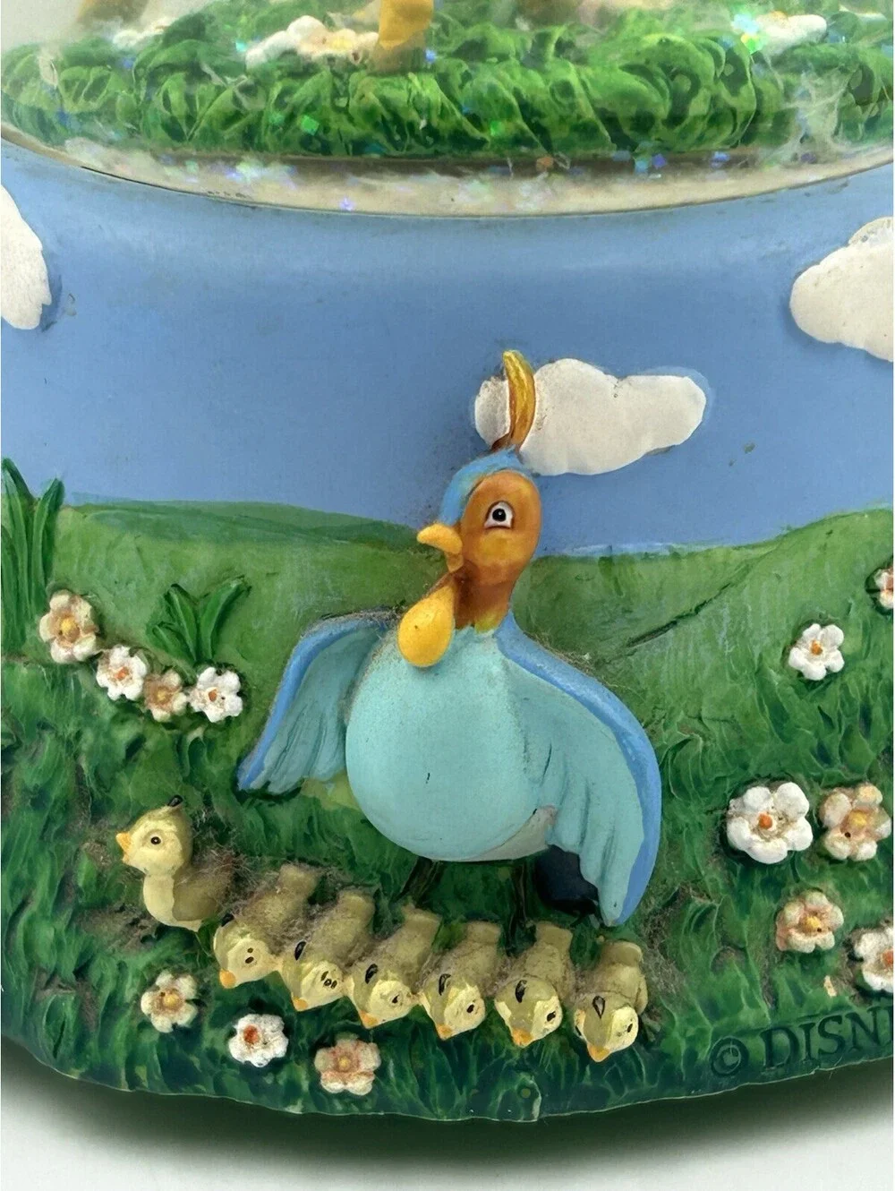 Disney Enesco Bambi & Feline Waltz of the Flowers Musical Snow Globe
